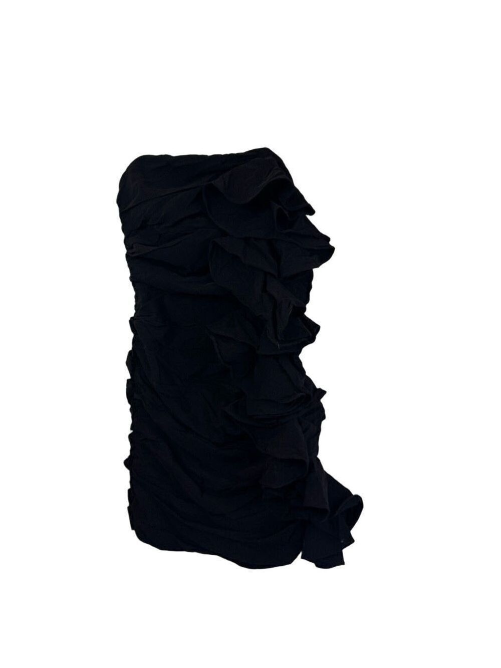 *NWT* HABIT Ruched and Ruffled Strapless Cocktail Dress - Picture 4 of 9